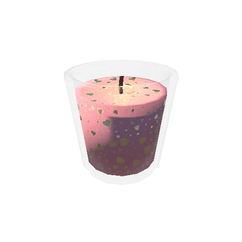 RMH Candle Pink Lit